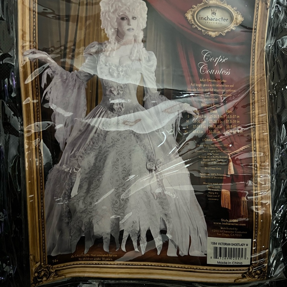 InCharacter Women's Corpse Countess Costume - White